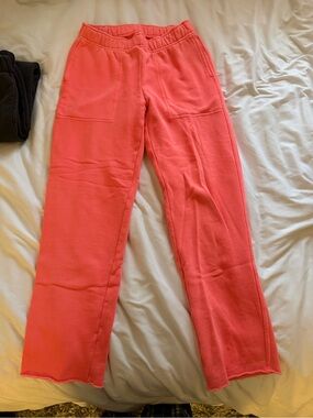 aerie Coral Pink Sweatpanta